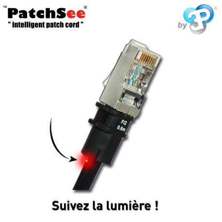 Cordons lumineux RJ45 F/UTP Cat.5e BasicPatch