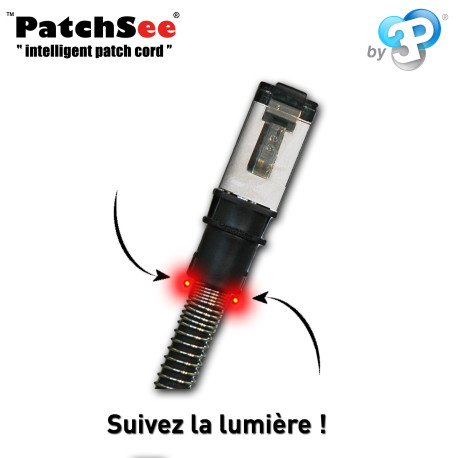 Cordons lumineux RJ45 U/FTP Cat.6A DirectPatch