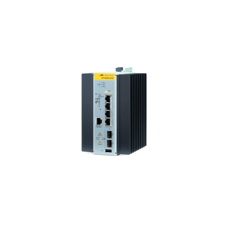 AT-IE200 SERIES - Switches Industriels IP30 Manageable L2+ Fast & Gigabit Ethernet, -40°C à +75°C, montage sur Rail-DIN