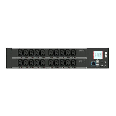 PX3-5466R - iPDU 20 prises IEC C13, commutation et mesure par prise, bandeau mesuré, 2 U rackable 19"