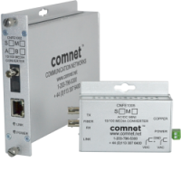 IFT-802TS15 - Convertisseur de média industriel IP30 Fast Ethernet vers  fibre optique monomode 15 km