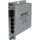 CNFE41SMS - Switch industriel semi manageable Fast Ethernet, 4 ports 10/100Base-TX et 1 uplink FO, température étendue
