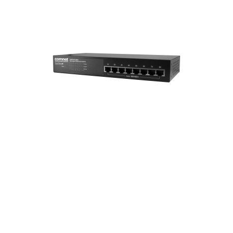 CWFE8TX8MS - Switch manageable L2, 8 ports Fast Ethernet, format desktop