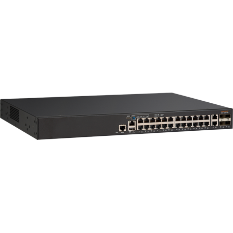 ICX7150-24 - Switch d'accès niveau 3, 24 ports Gigabit Ethernet, 2 uplinks  RJ45, 4 uplinks SFP upgradables, rackable 19