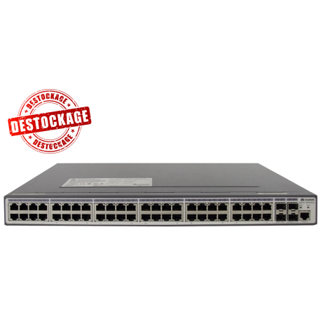 S2700-52P-EI-AC - Switch manageable niveau 2, 48 ports 10/100Base-TX & 4 emplacements SFP Gigabit