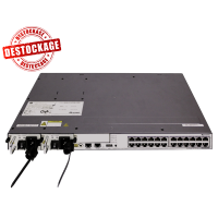 S5700-28C-HI-AC - Switch manageable et empilable niveau 3 avancé, 24 ports 10/100/1000Base-TX, 1 slot pour cartes additionnelles