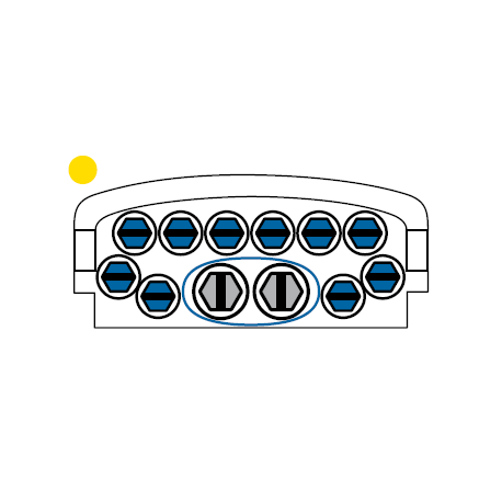 Boite de protection d'épissures IP68 BPEO taille 1 FDP Branch