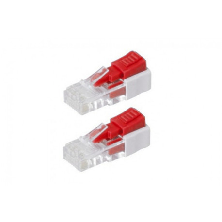 Lot de 10 verrous pour embases RJ45