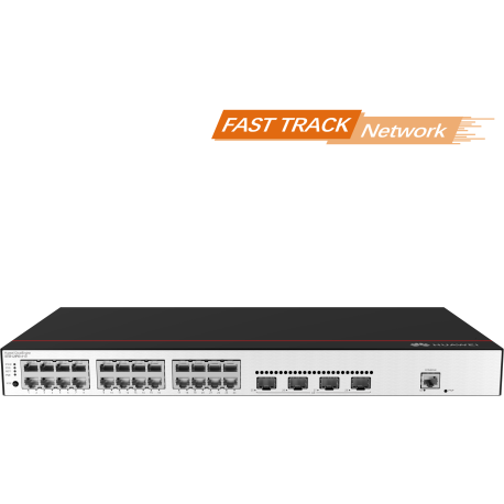 CloudEngine S5735-L24P4S-A-V2 - Switch manageable niveau 3 simplifié, 24 ports 100/1000Base-TX PoE+, 4 ports SFP 100/1000Base-X