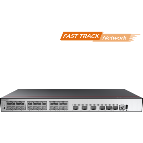 CloudEngine S5735-L24P4XE-AV-2 - Switch manageable L3, 24 ports 100/1000BTX PoE+, 4 ports SFP+ 10G, 2 ports 12G pour le stack