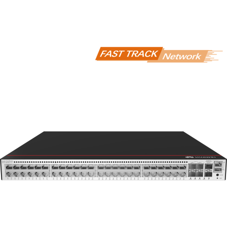 CloudEngine S5735-L48P4XE-AV-2 - Switch L3, 48 ports 100/1000BTX PoE+, budget PoE 840 W, 4 ports SFP+ 10G, 2 ports de stack 12G